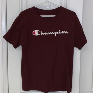 Champion Maroon Tee